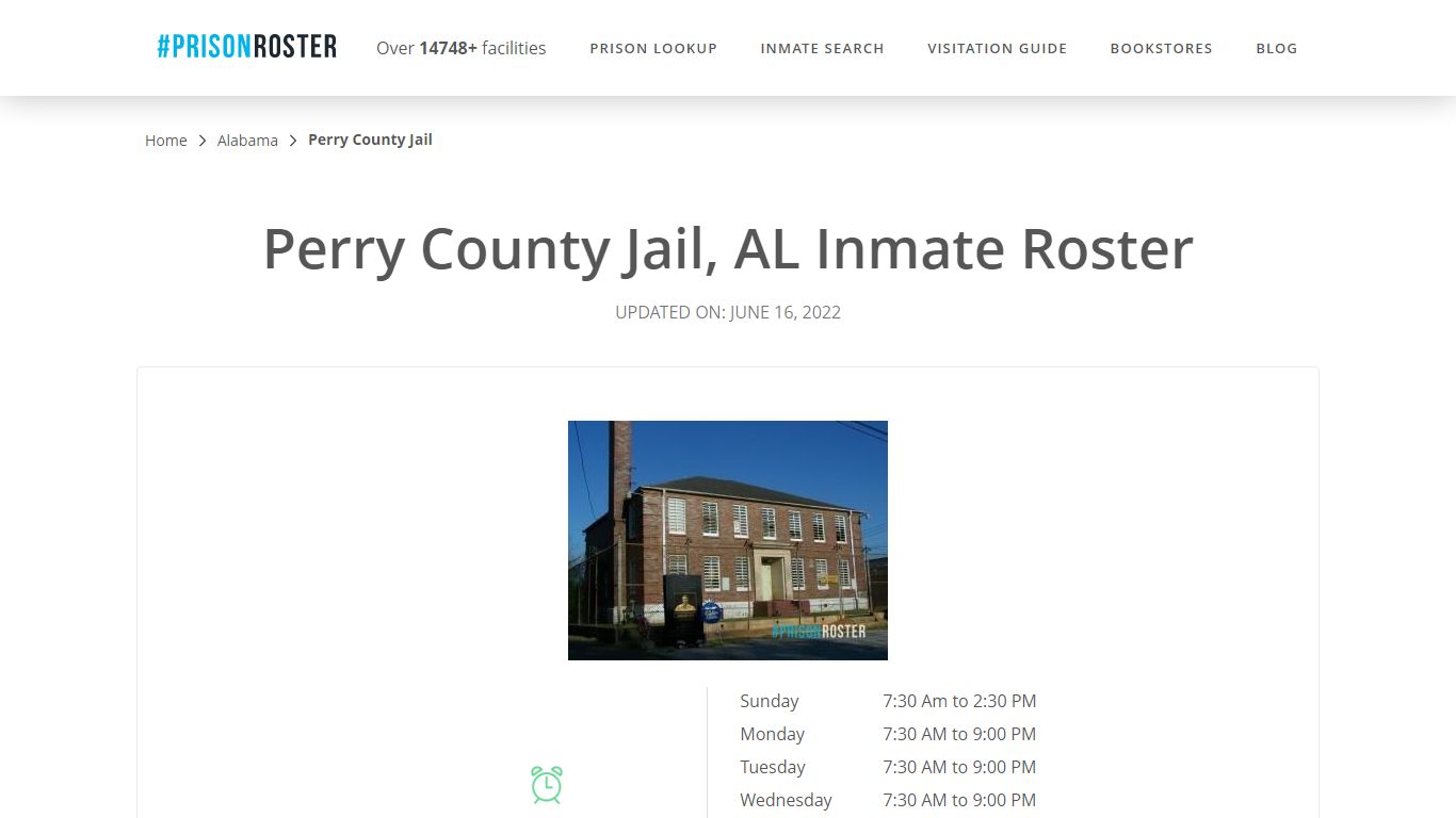 Perry County Jail, AL Inmate Roster - Prisonroster